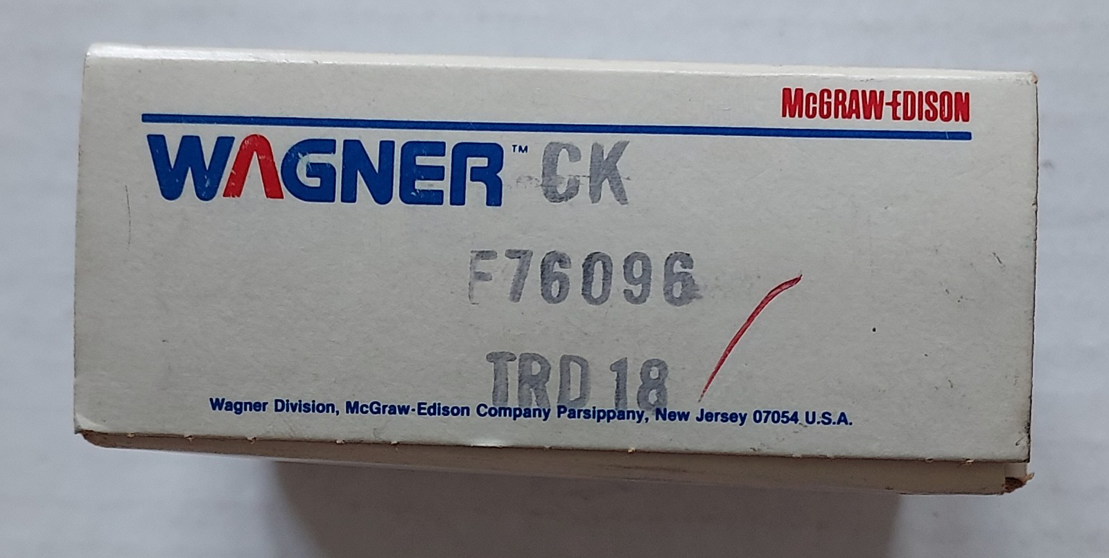 NOS Wagner Division McGraw-Edison Co. F76096 Rear Disc Brake Caliper Seal Kit