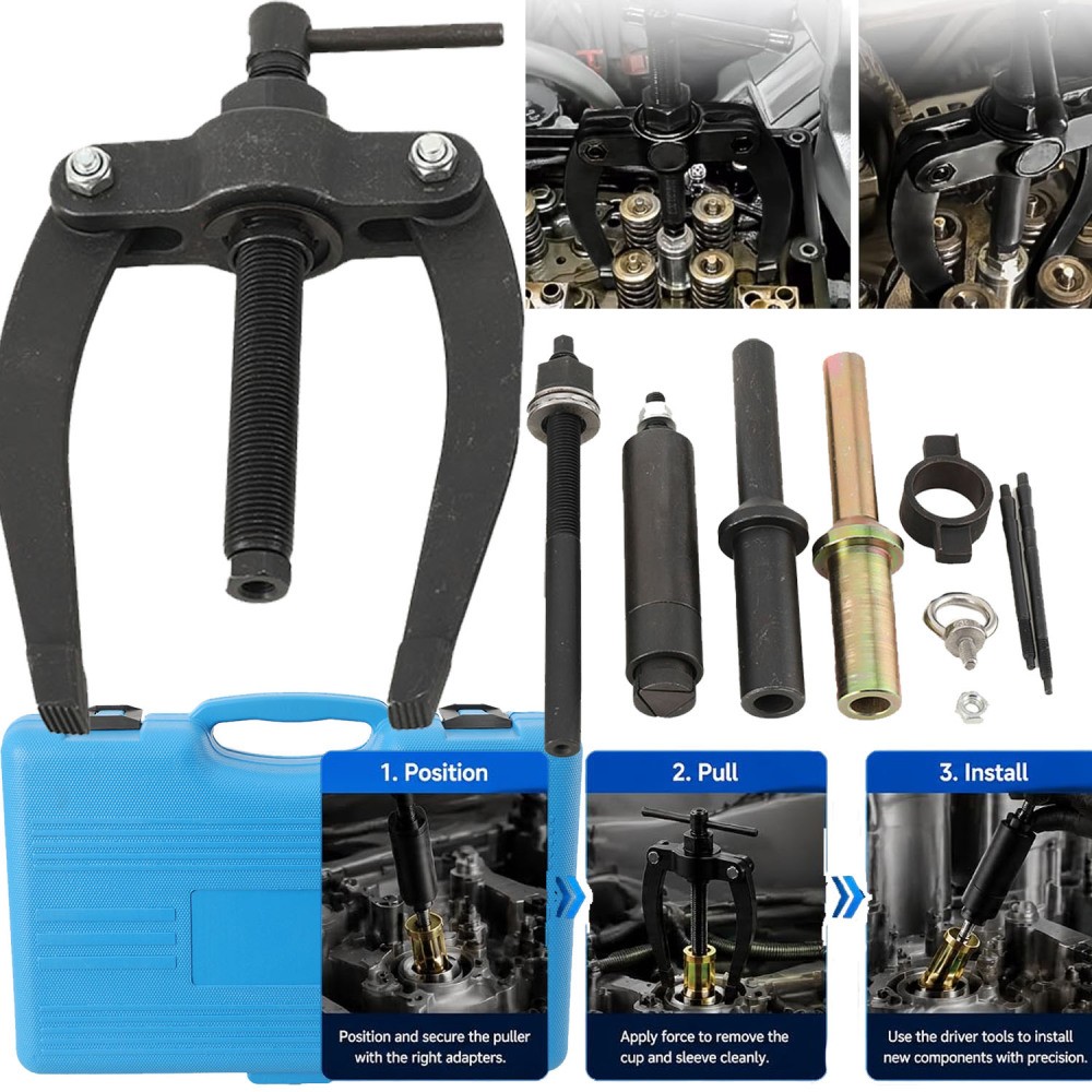 Injector Nozzle/Cup/Sleeve/Tube Remover & Installer Set For Volvo Mack Engine