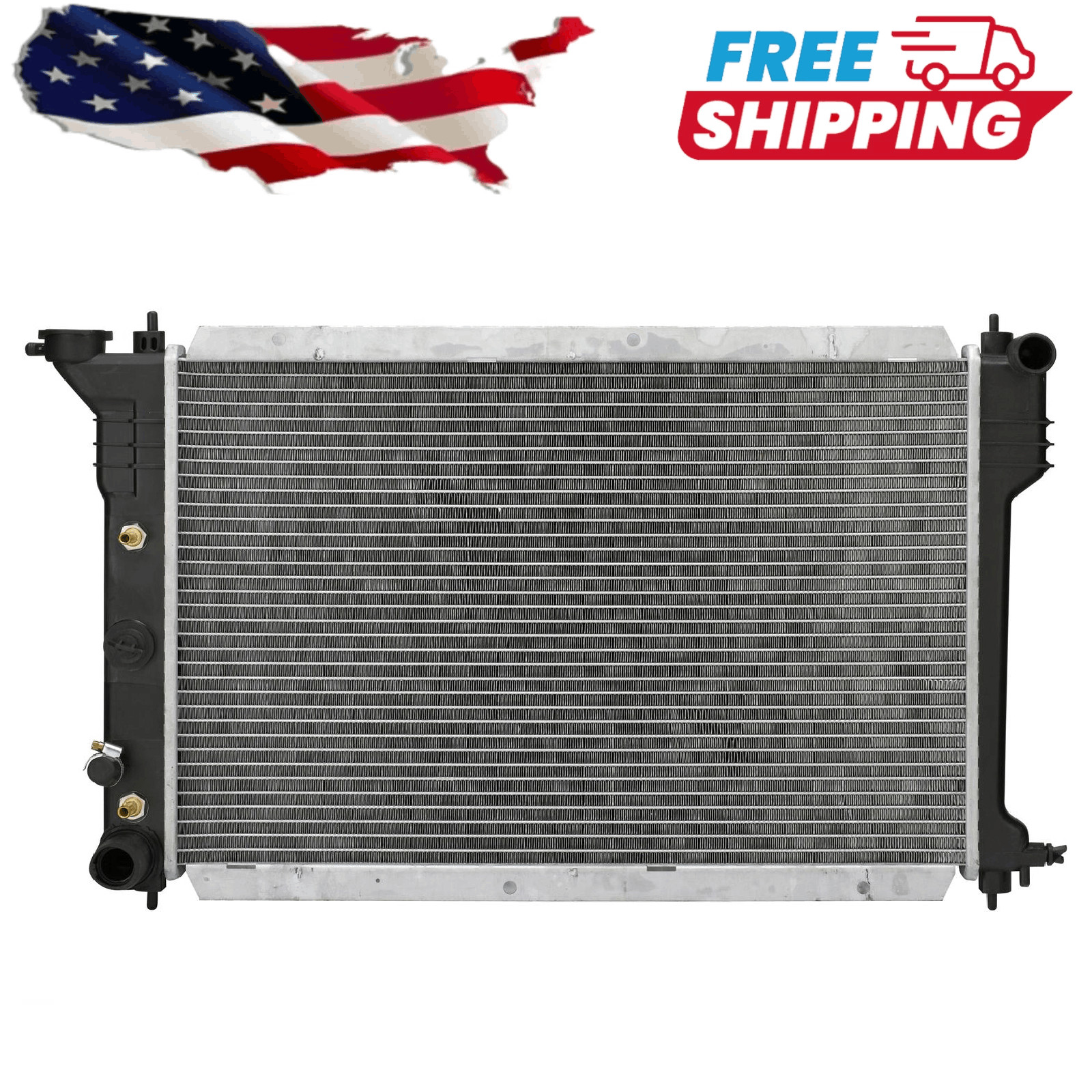 CU884 Aluminum Radiator Fit For 1981-1985 Select Chrysler Dodge Plymouth Models