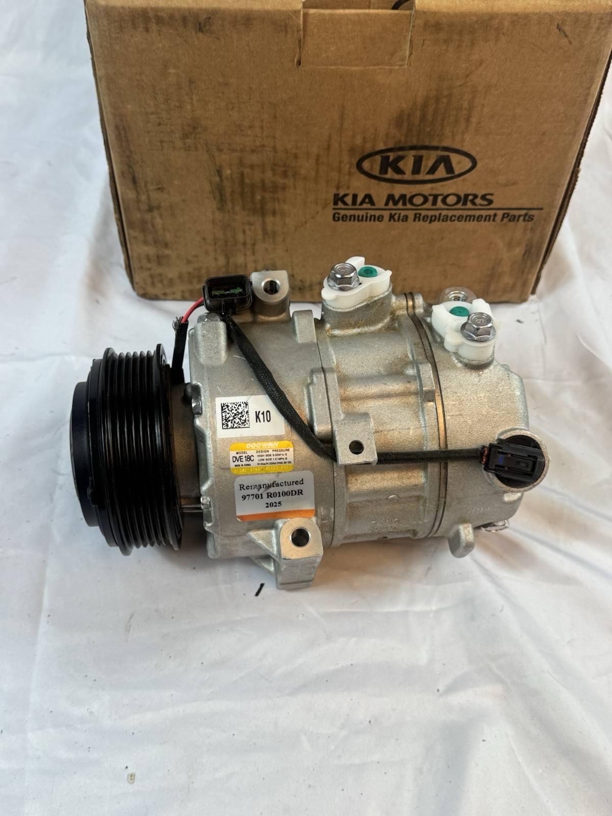 97701-K0200 OEM A/C Compressor For KIA 2021-2022 Seltos , 2020-2021 Soul (2.0L)