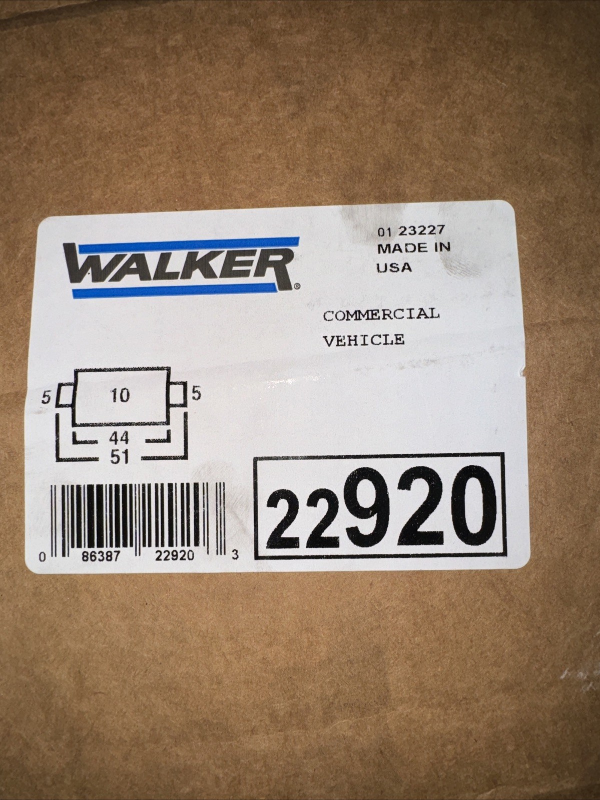 Walker Exhaust 22920 Walker Heavy Duty Muffler | High-Quality Auto Part, Univers