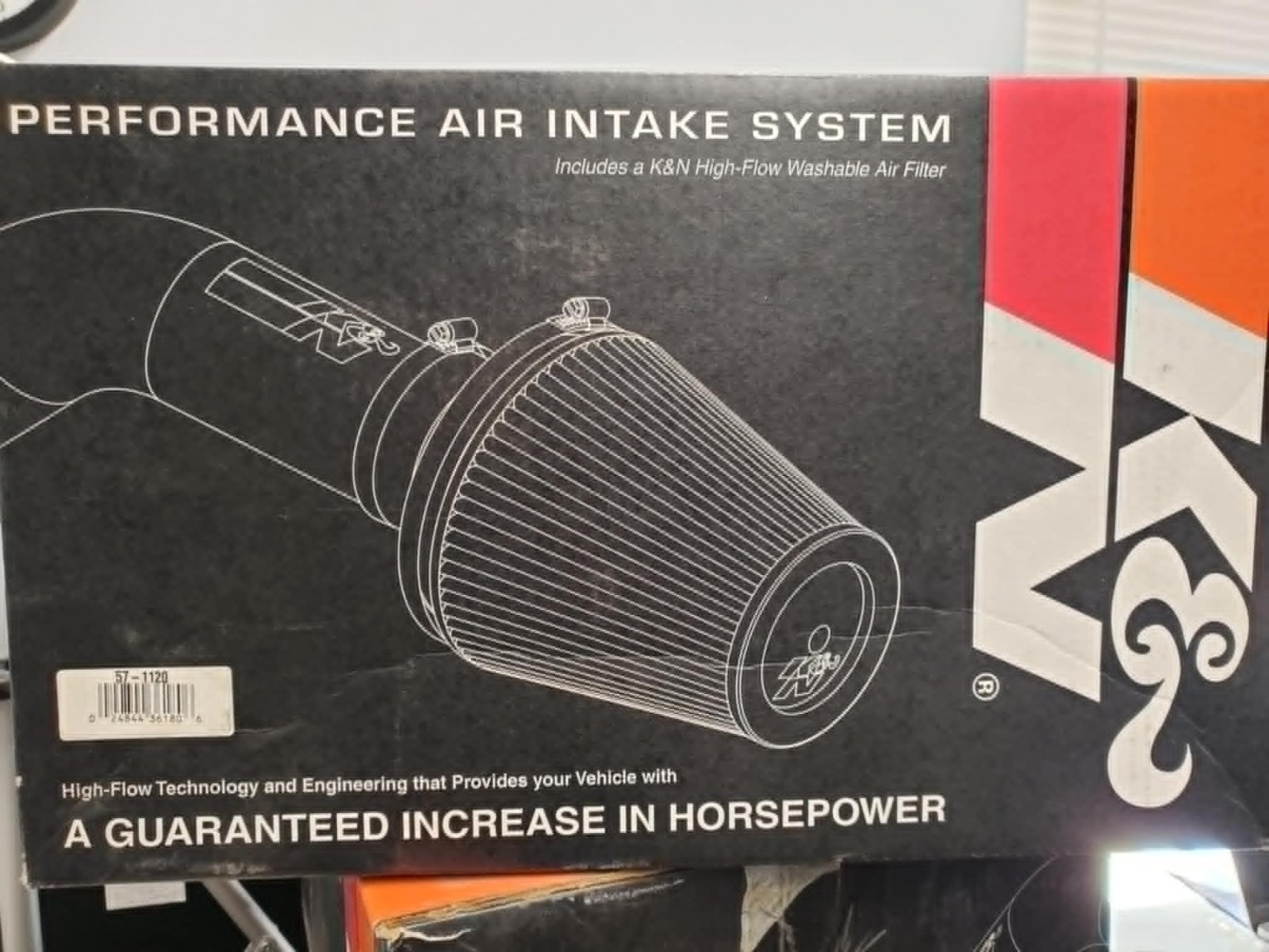 NOS K&N PERFORMANCE AIR INTAKE SYSTEM 57-1120  K & N