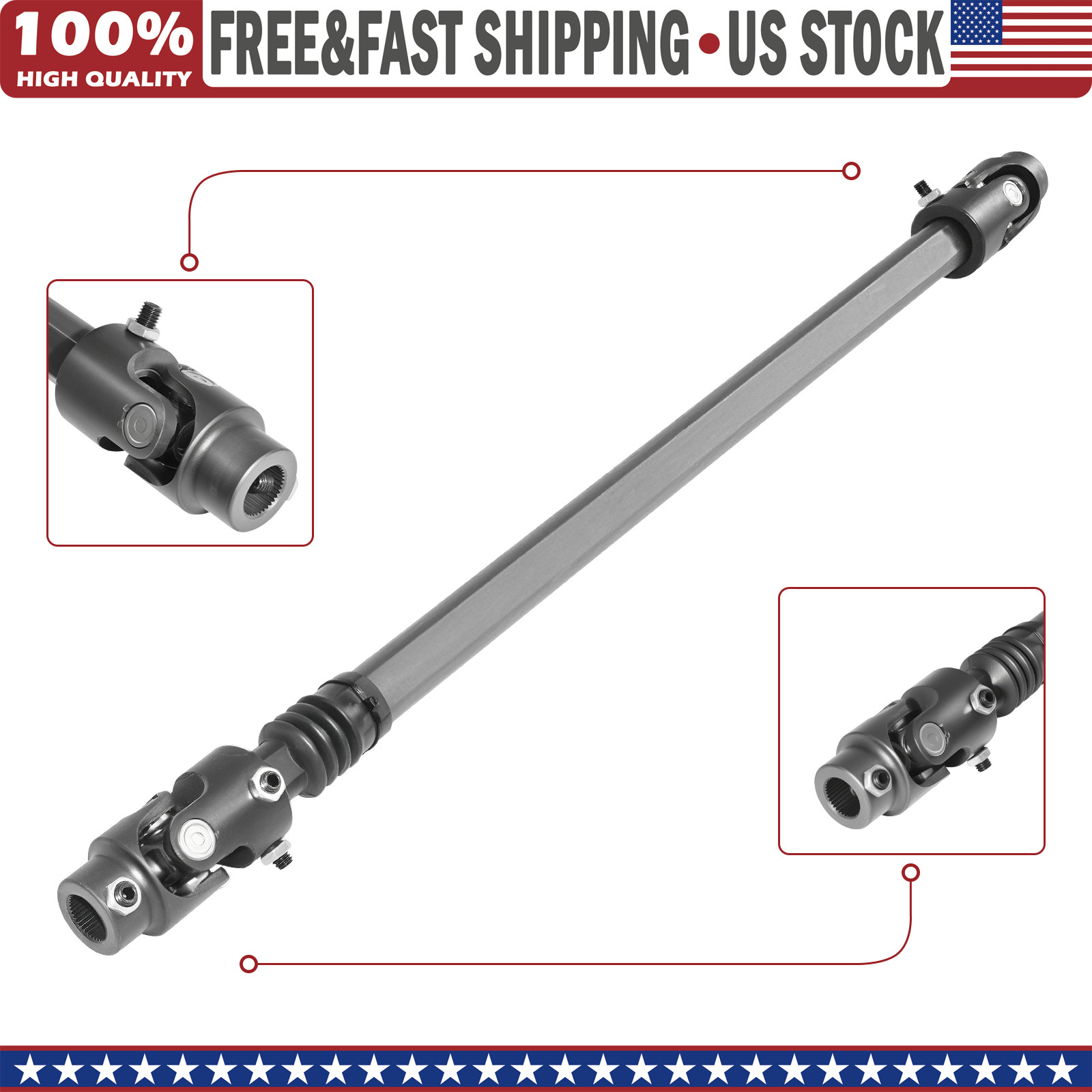000970 Telescopic Steering Shaft for 1970-1979 Ford F-100 F-150 F-250 F-350