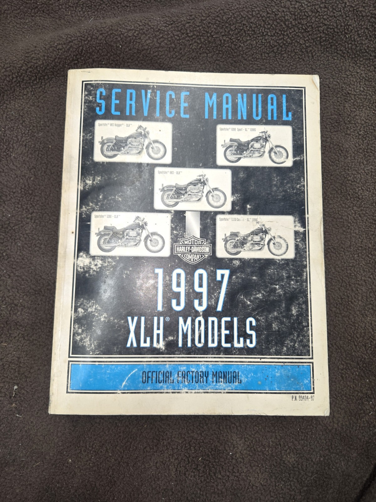 1997 Harley-Davidson XLH Models Service Manual - Part # 99484-97