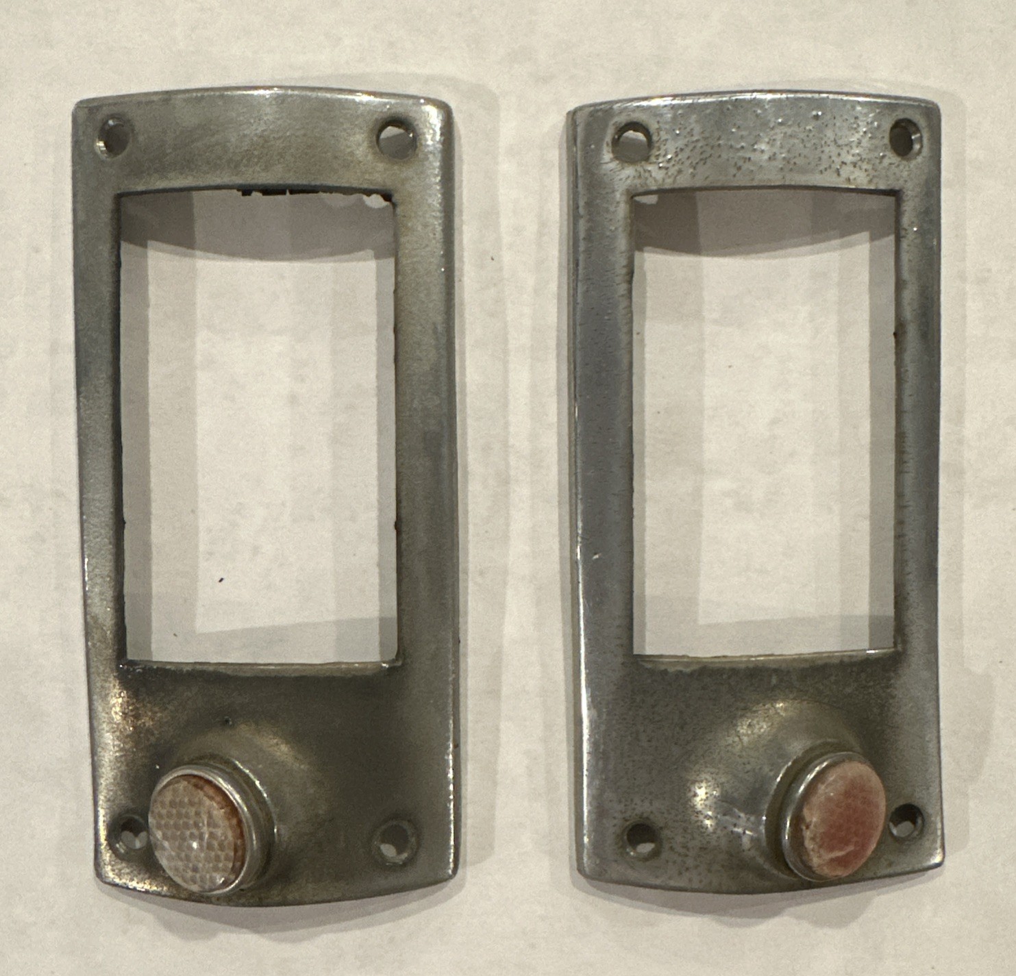 Original Willys Jeep Chrome Tail & Light Bezel 52-64 Wagon