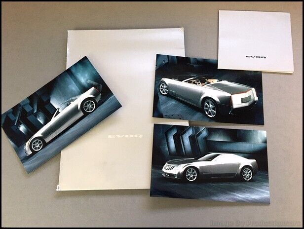 1999 Cadillac EVOQ 2004 XLR Concept Showcar Car Sales Brochure Catalog Press Kit