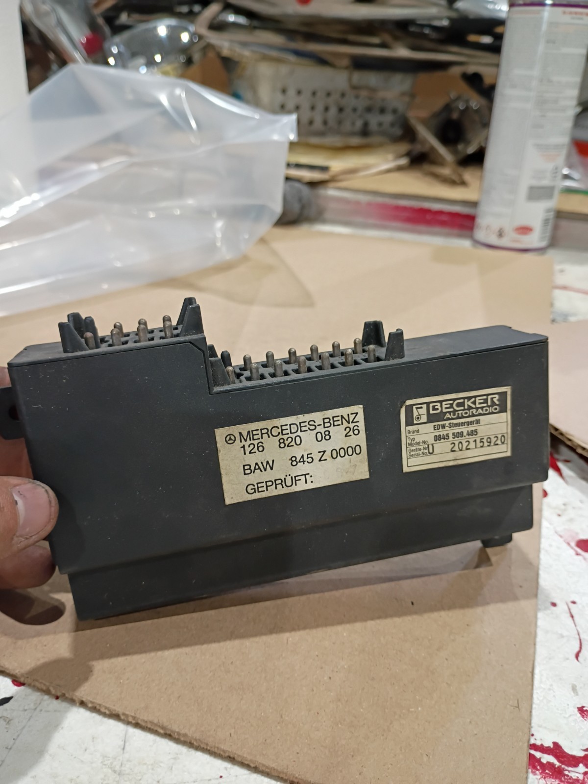 1986-1991 Mercedes W126 Anti Theft Alarm Control Relay Module 1268200826 OEM