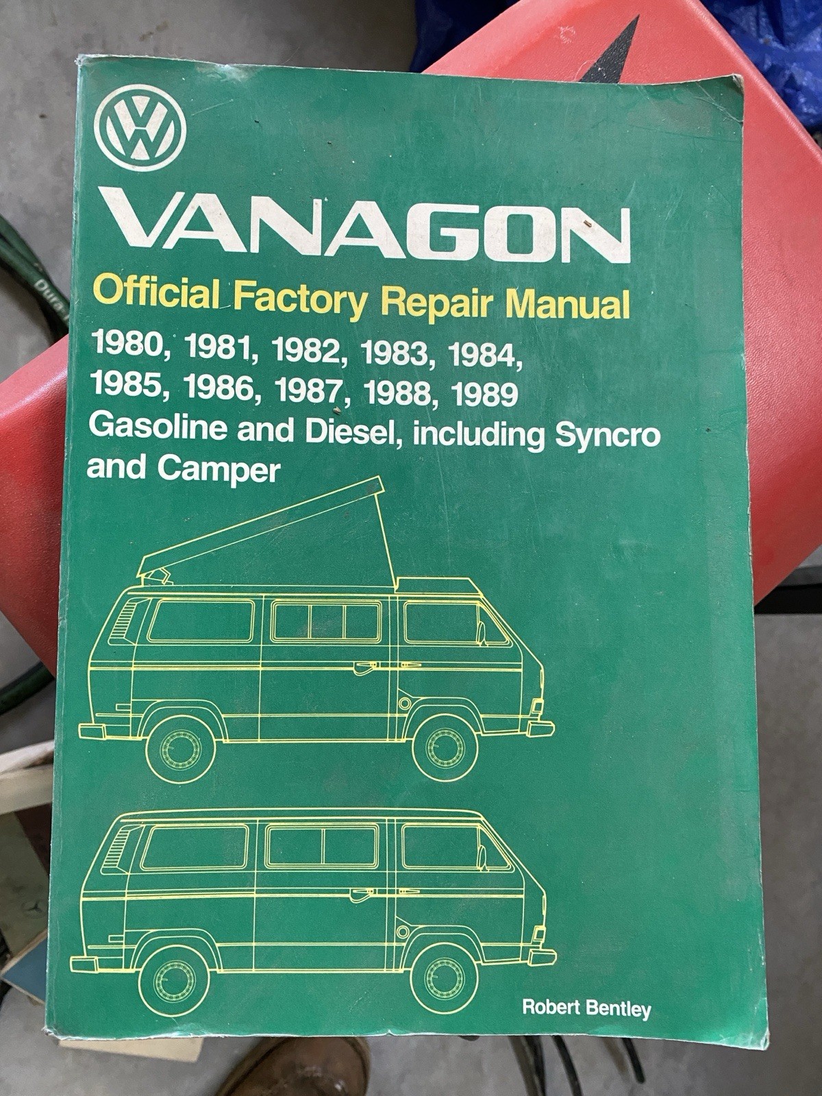 VW Vanagon Official Factory Repair Manual 1980-1989 Bentley Syncro Camper VW Vanagon Official Factory Repair Manual 1980-1989 Bentley Syncro Camper