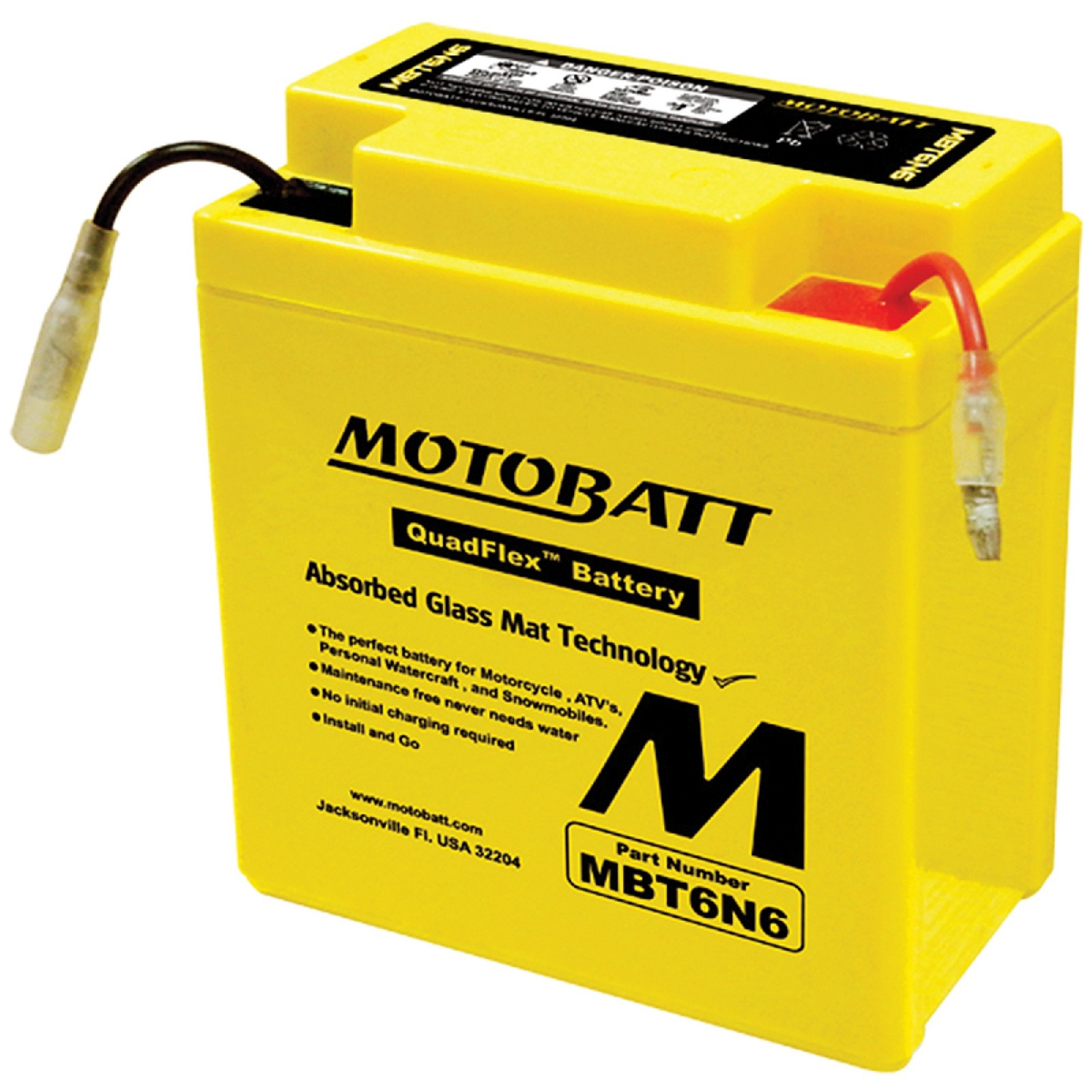 Motobatt Battery For Honda SL100 Motosport 100cc 70-73