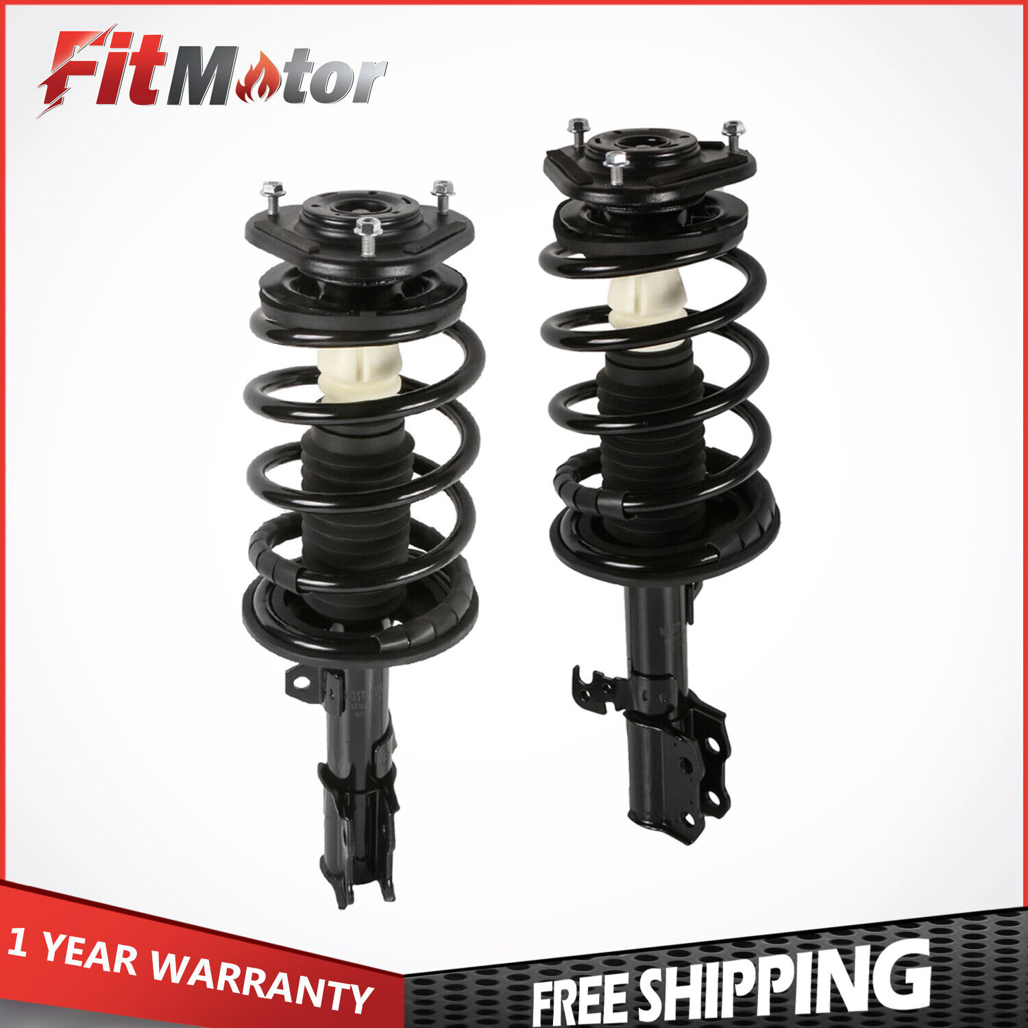 Front Struts For 2003 2004 2005 2006 2007 2008 Toyota Corolla Right & Left Side
