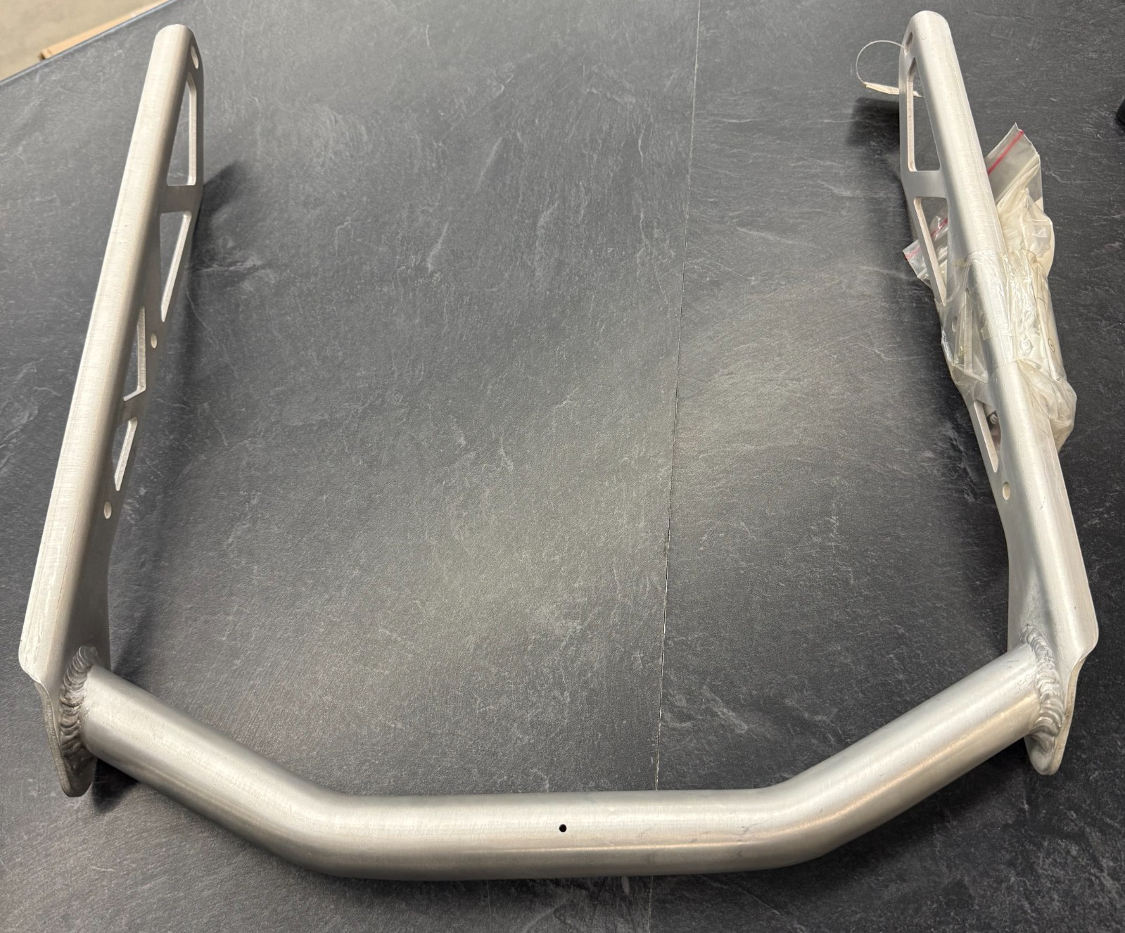 NEW OEM POLARIS SNOWMOBILE RMK REAR BUMPER, ALUMINUM - 2879726