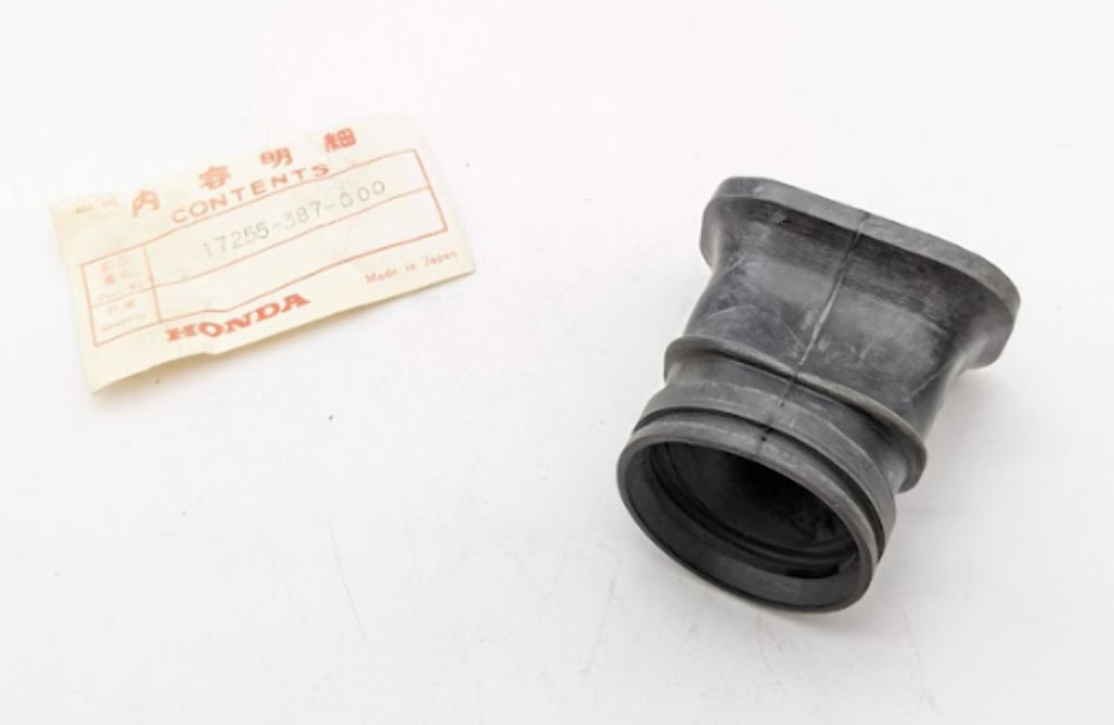 1974-1976 Honda CB360 CB360G CB360T OEM Air Funnel Intake Duct 17255-387-000