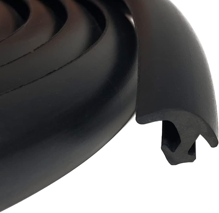 Windshield Gasket, Glass Rubber Seal for Car Small, 13Ft, Black