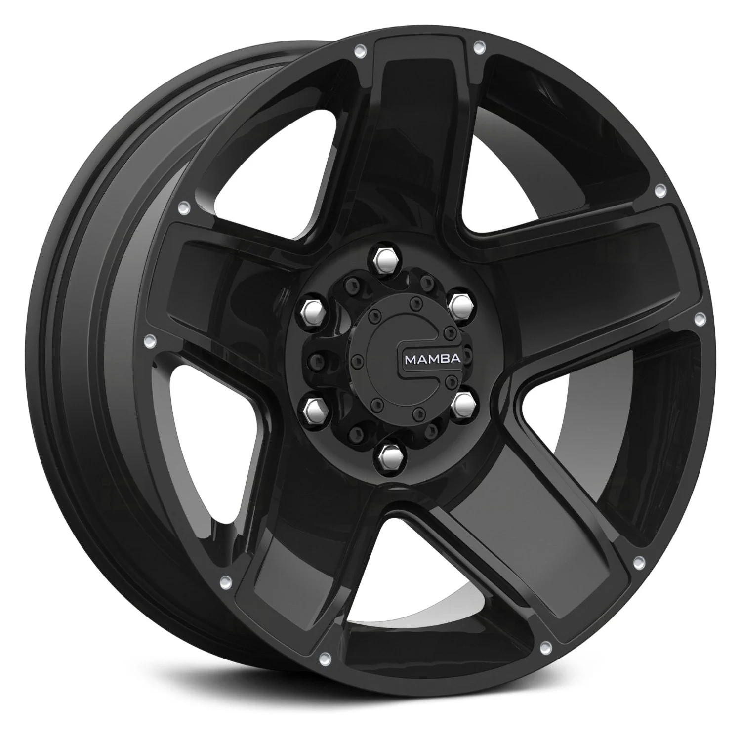 Mamba M13X Wheel 16x8 (13, 5x114.3, 71.5) Black Single Rim