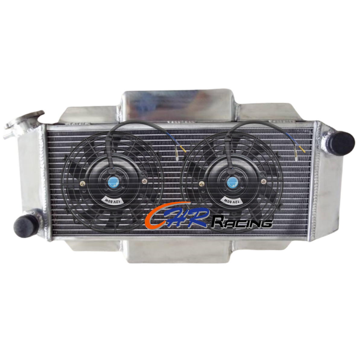 #653 Aluminum Radiator+Fan for 1976-1983 Ford Fiesta MK1 1.3L/1.6L XR2 Manual MT