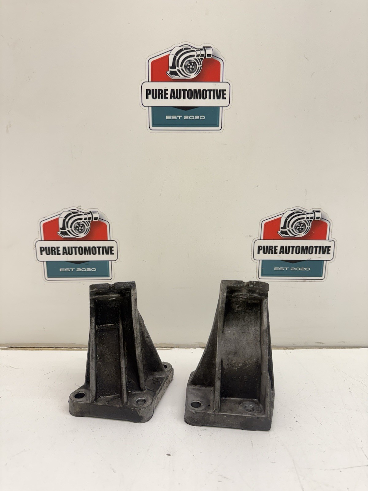 1990-1996 Nissan 300ZX TT Twin Turbo Engine Mounts Mounting Bracket Set Pair OEM