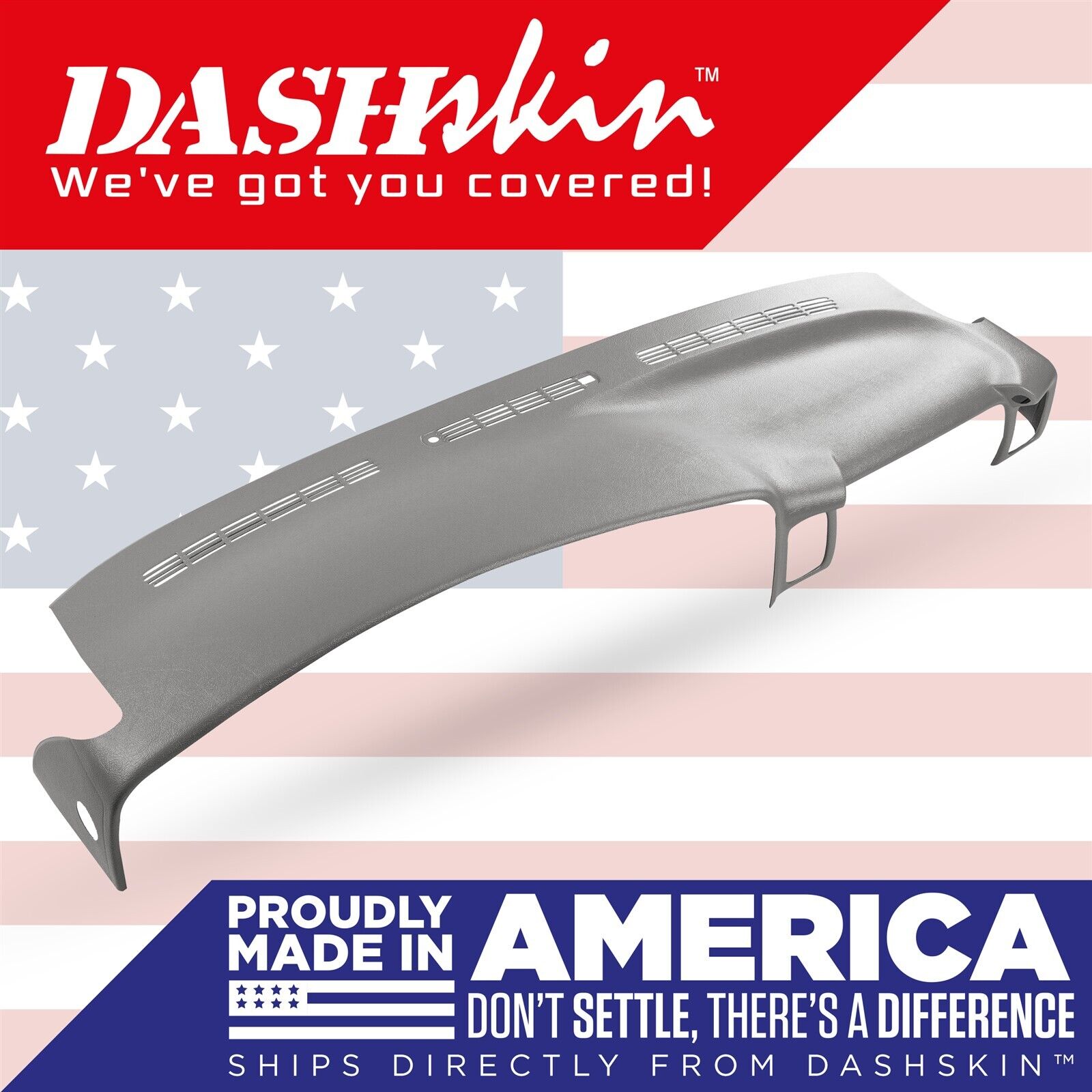 Molded Dash Cover for 99-06 Silverado Sierra in Light Pewter Gray 92*