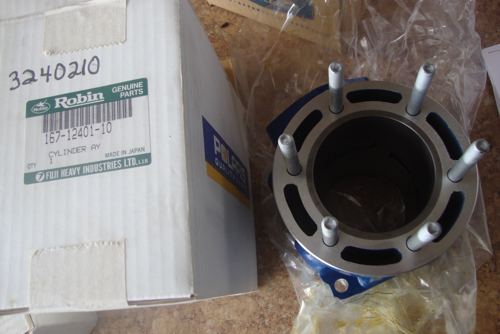 POLARIS SL SLT 750 PWC CYLINDER JET SKI 3240210 NOS OEM NEW 1994-1995 ENGINE 