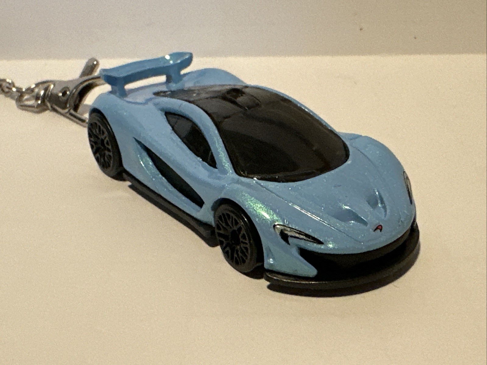 Keychain car 2013 Blue McLaren P1 Custom 1:64  Die-cast model  Limited Edition 