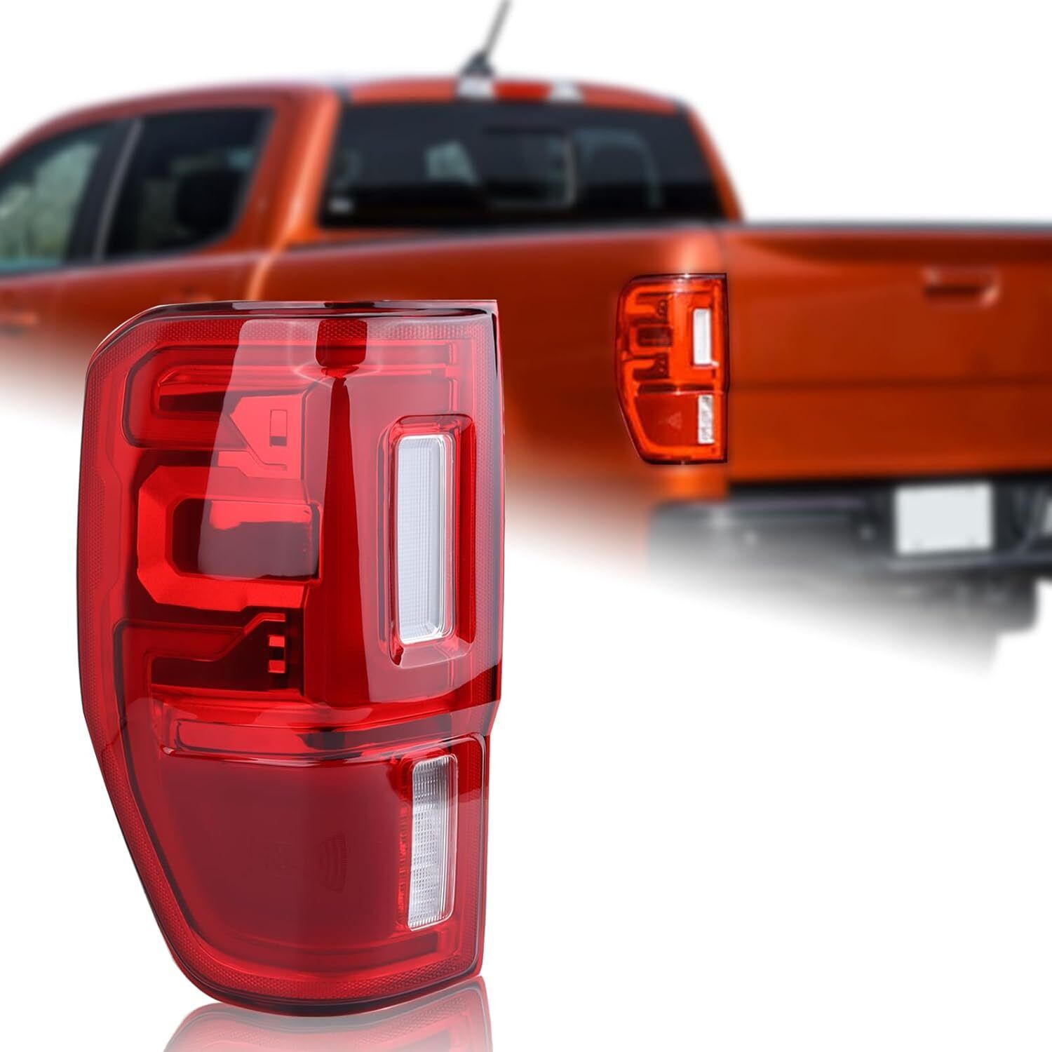 For 2019-2023 Ford Ranger W/Blind Spot Left/LH Driver LED Tail Light Brake Lamp