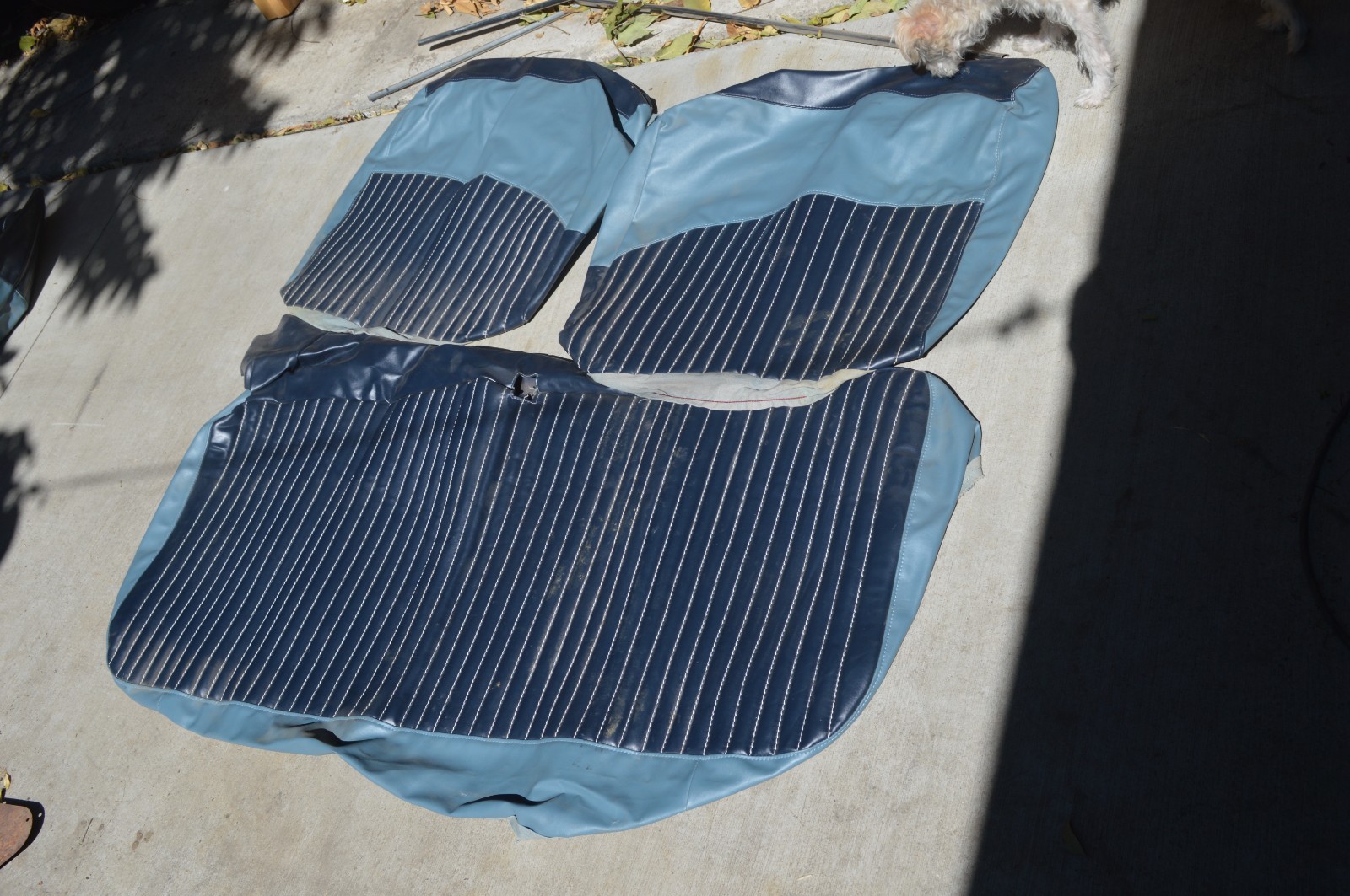 1955 Chevrolet Bel Air convertible Blue seat covers set with extras 1955 Chevrolet Bel Air convertible Blue seat covers set with extras