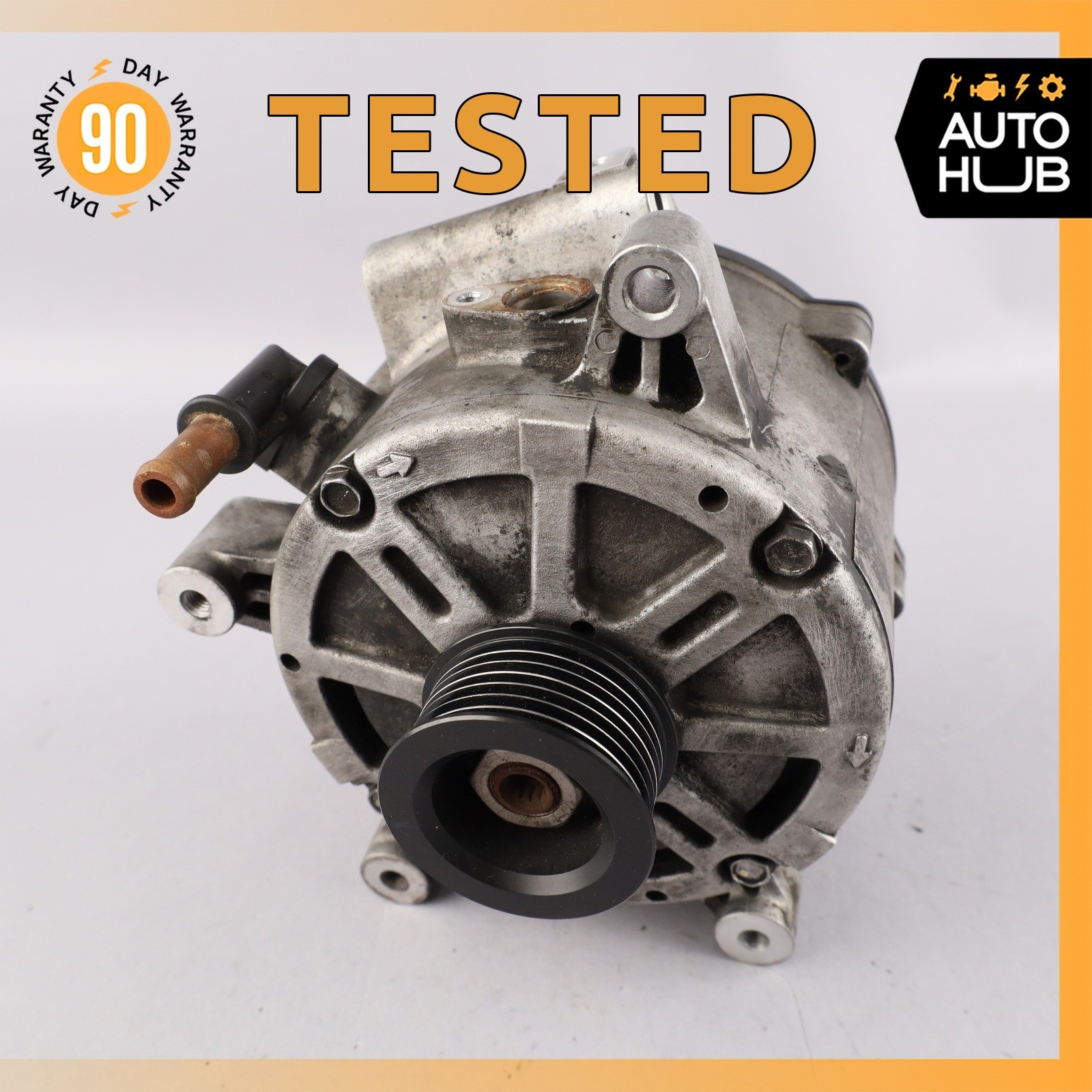 11-18 Porsche Cayenne 958 Engine Generator Alternator 190A 94860303300 OEM 11-18 Porsche Cayenne 958 Engine Generator Alternator 190A 94860303300 OEM