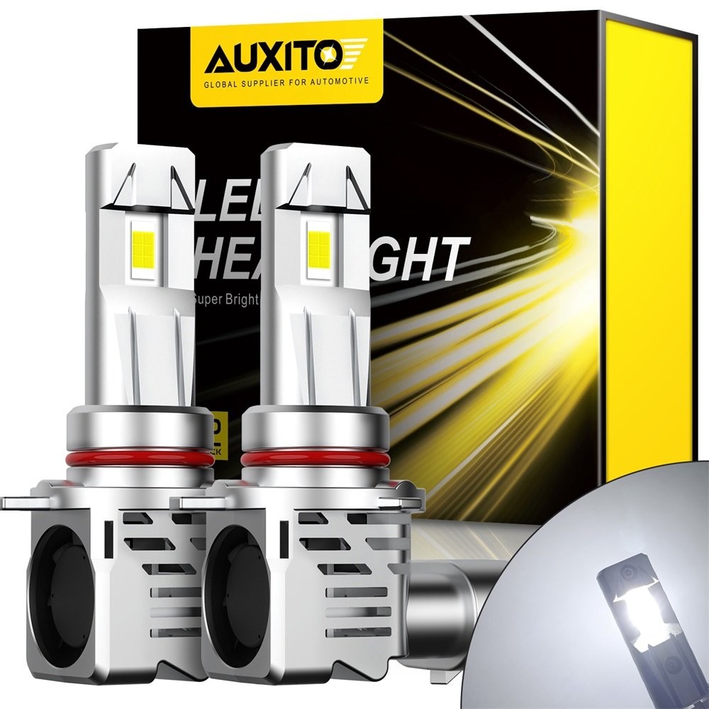 AUXITO 9012 HIR2 LED Headlight Kit Bulb High/Low Beam White 6500K Super Bright