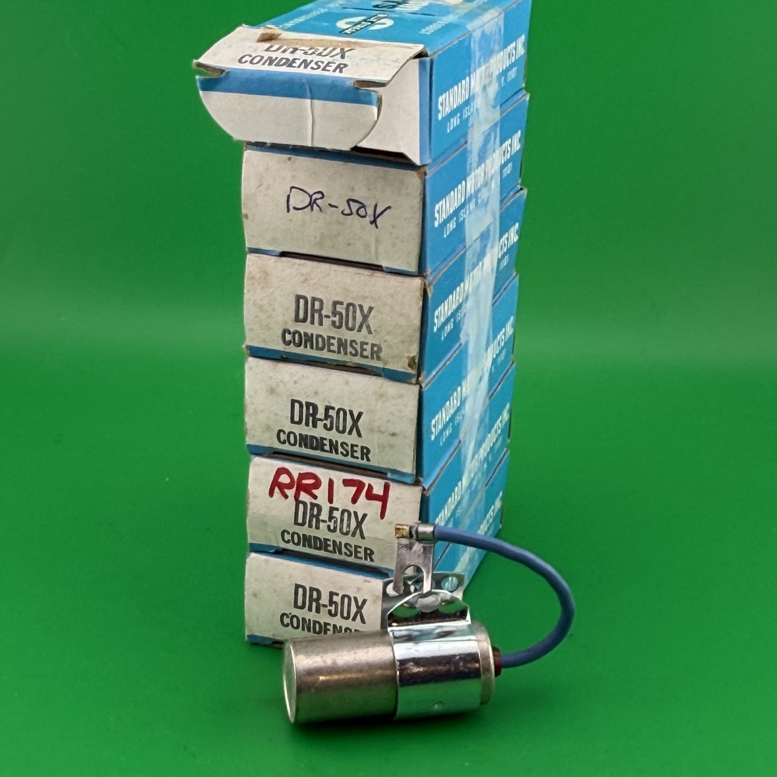 NOS Standard Blue Streak DR-50X Ignition Condenser Made in USA Lot of 6
