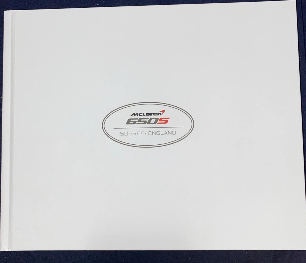 McLaren 650S Hardback Brochure- VIP