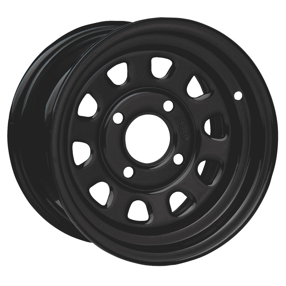 4/156 ITP Steel Wheel 14x7 4.0 + 3.0 Black 4/156 ITP Steel Wheel 14x7 4.0 + 3.0 Black