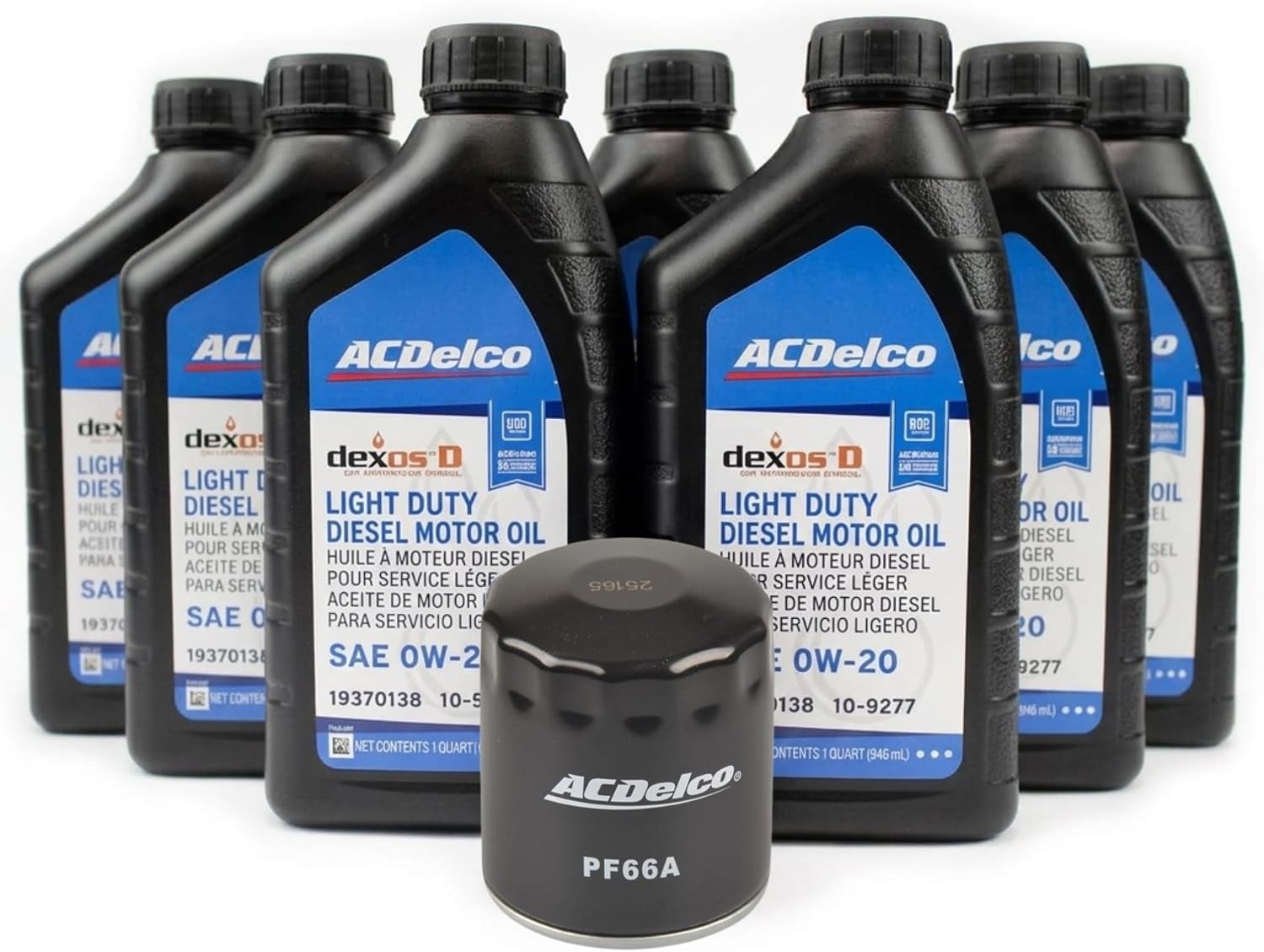 ACDelco DexosD 0W-20 Kit Duramax 3.0L PF66A for Silverado/Sierra/Tahoe/Escalade
