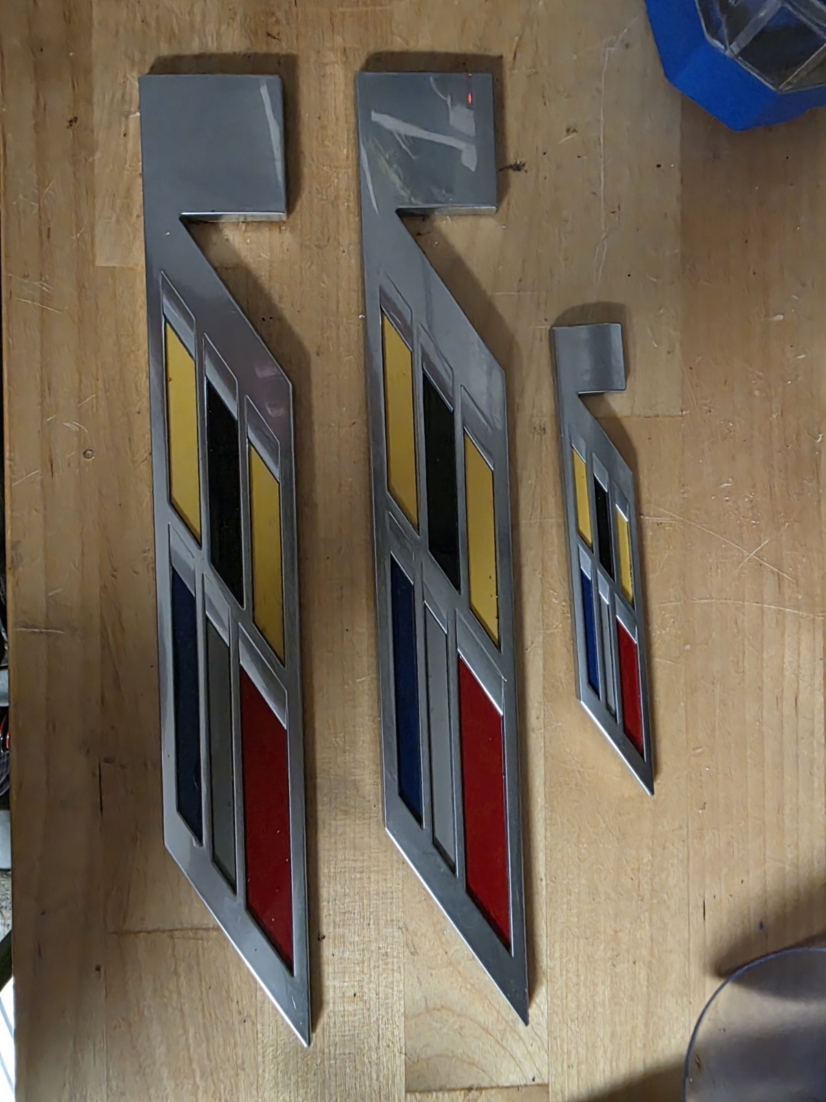 Cadillac Escalade V Series Badge Emblem Chrome OEM 2023-2027 Cadillac Escalade V Series Badge Emblem Chrome OEM 2023-2027