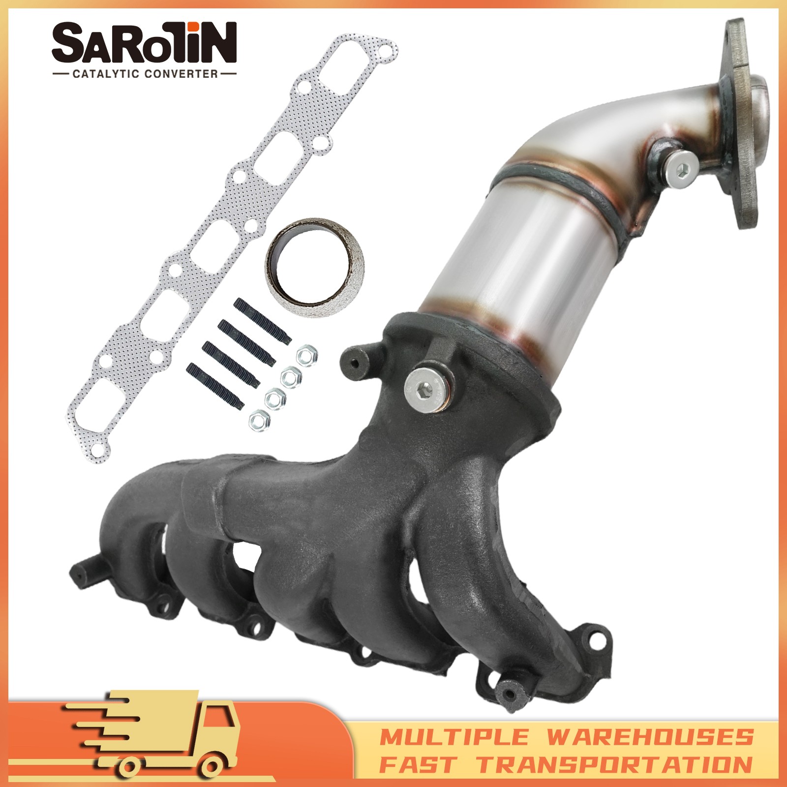 Catalytic Converter Exhaust Manifold for 2007-2012 Chevy Colorado 3.7L EPA OBDII Catalytic Converter Exhaust Manifold for 2007-2012 Chevy Colorado 3.7L EPA OBDII