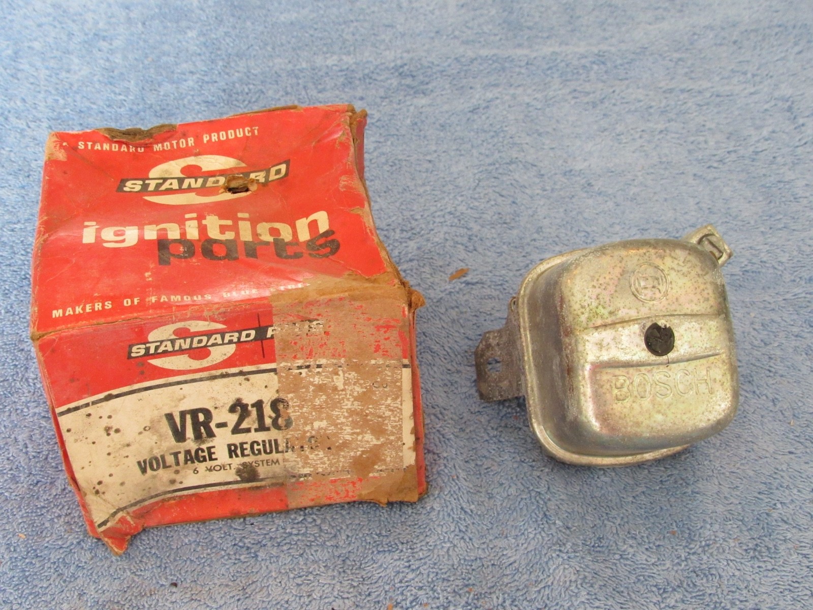 Vintage NOS Bosch Germany 6 Volt  Voltage Regulator VW Porsche 1955 --1965