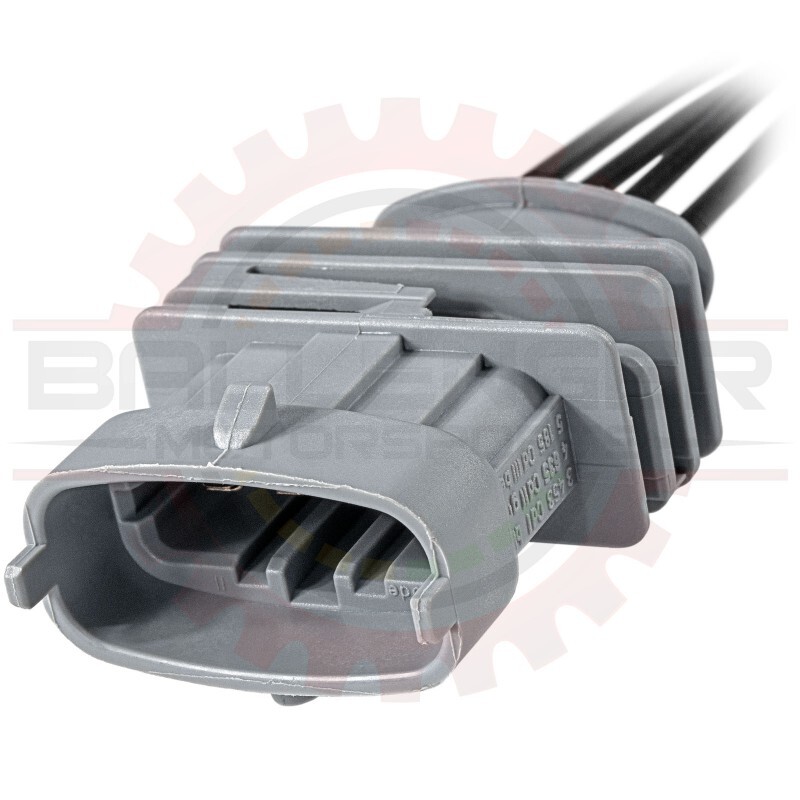 4 way for Bosch Receptacle Pigtail Mates to BDK 4 way, Light Grey Coding