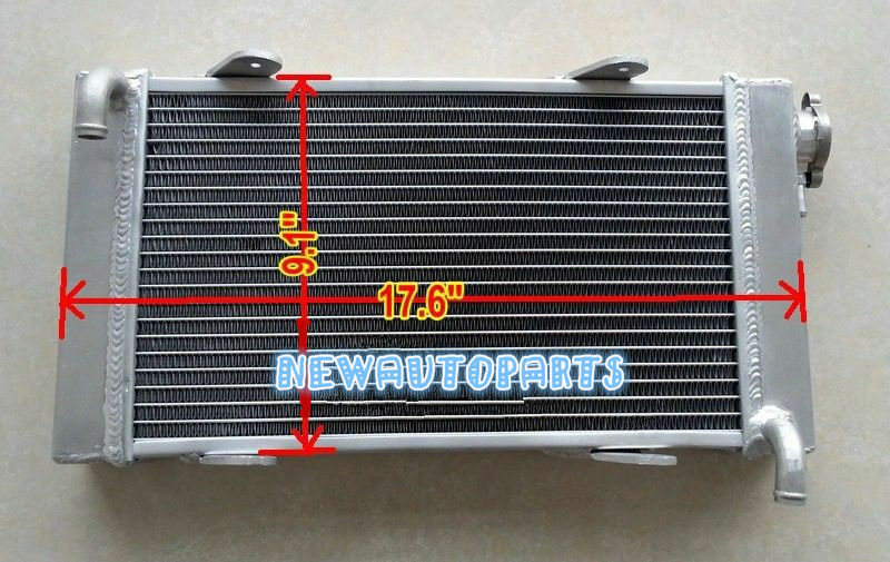 New 52MM Full Aluminum Radiator For Go Kart go-kart karting 17.6\