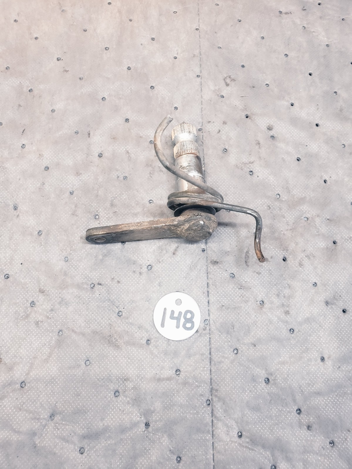1971-1976 Honda CB500 CB550 Four OEM Rear Brake Pedal Pivot Shaft & Spring