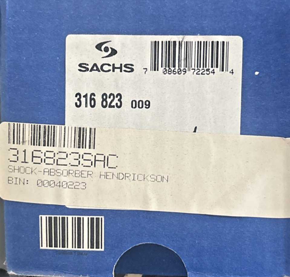 ~ NEW SACHS SHOCK ABSORBER ~ KENWORTH MACK PETERBILT VOLVO HENDRICKSON ~ 316 823