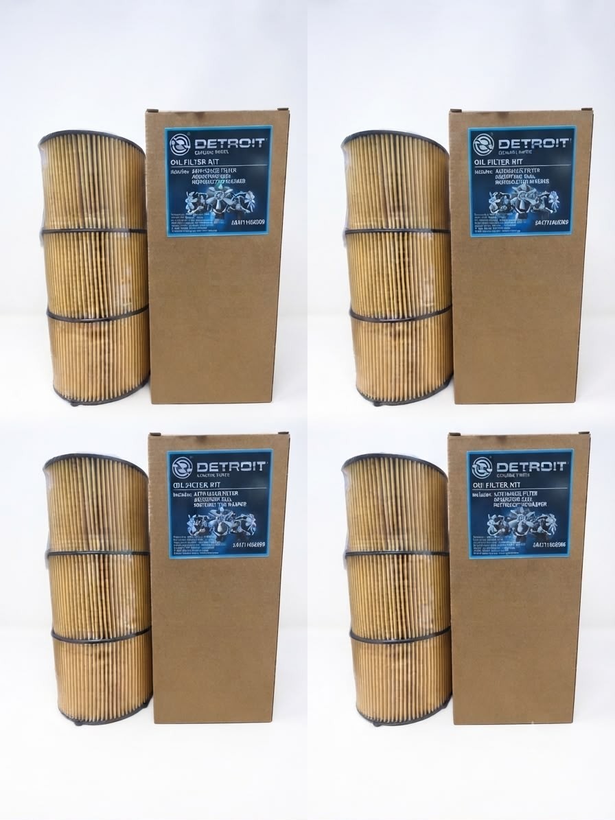 (Pack of 4) A4711800209 Oil Filter Compatible Detroit Engine for 2020 and Newer (Pack of 4) A4711800209 Oil Filter Compatible Detroit Engine for 2020 and Newer