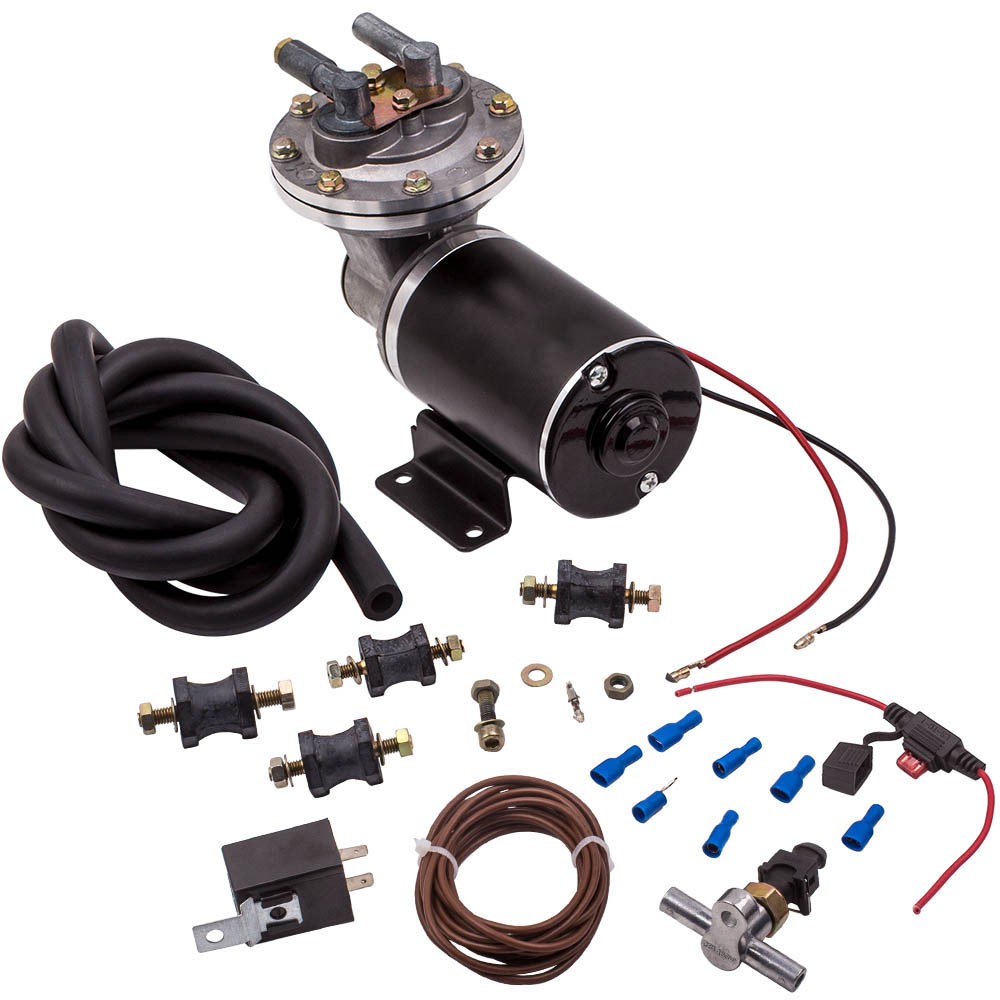 Electric Vacuum Pump Kit Mounting Hardware for Brake Booster 12 Volt 18 to 22