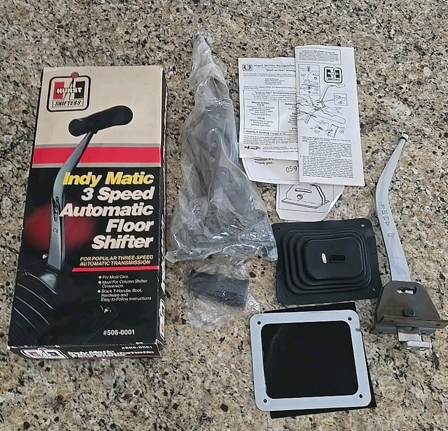 Hurst Indy Matic 3 Speed Shifter NOS 506-0001 Torqueflite Powerglide Hydramatic