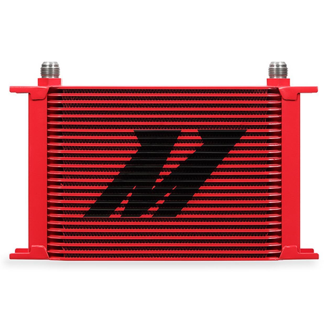Mishimoto MMOC-25RD Universal 25-Row Oil Cooler, Red