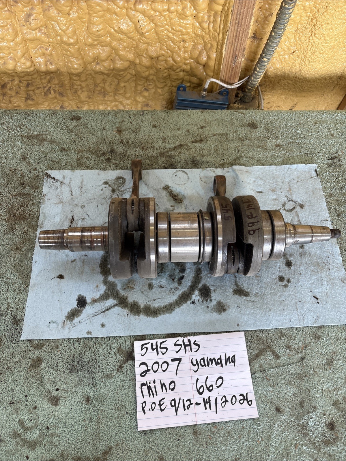 1999 Polaris Rmk 700 Crankshaft Crank Core 545 1999 Polaris Rmk 700 Crankshaft Crank Core 545