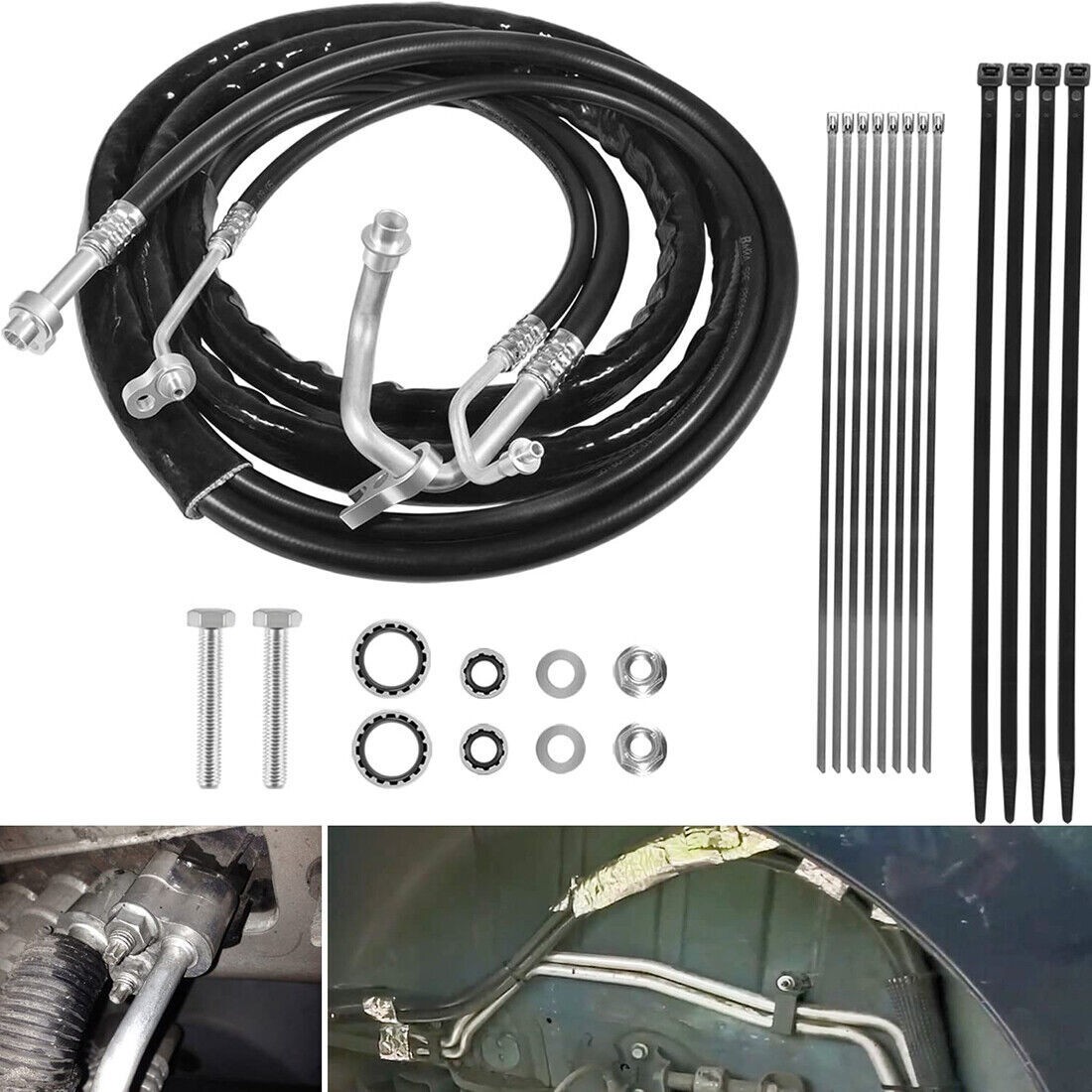 07-17 High Pressure Rear AC Line Set AT34653 For Acadia Traverse Enclave Outlook