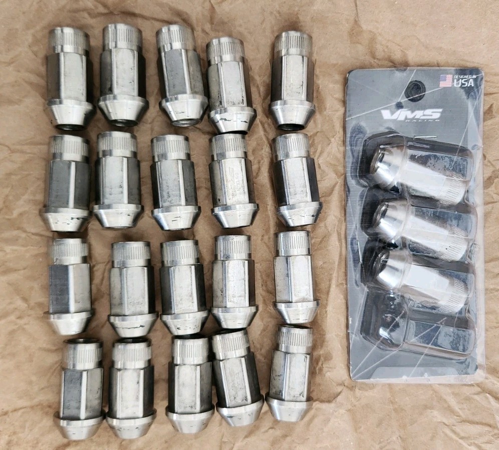 x23 VMS RACING STAINLESS STEEL LUG NUTS12X1.5MMHONDA/ACURA x23 VMS RACING STAINLESS STEEL LUG NUTS12X1.5MMHONDA/ACURA