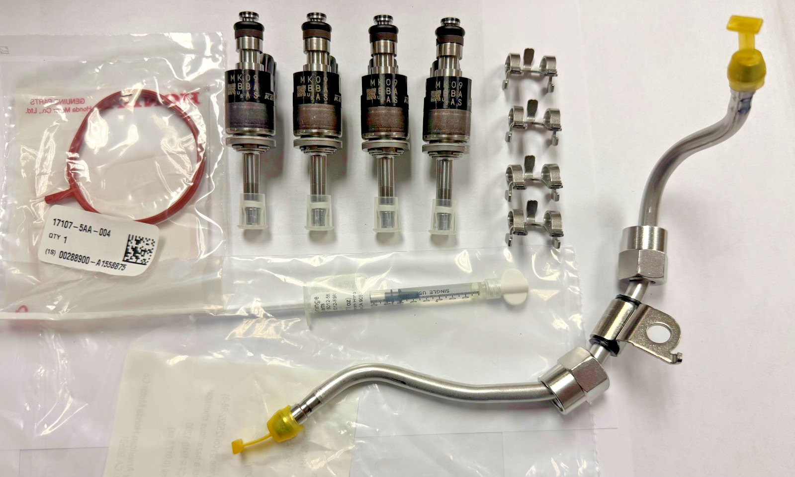 🔥 Genuine Honda Fuel Injector Kit (06160-5R1-000) Fits: 2015-2016 Fit  🔥