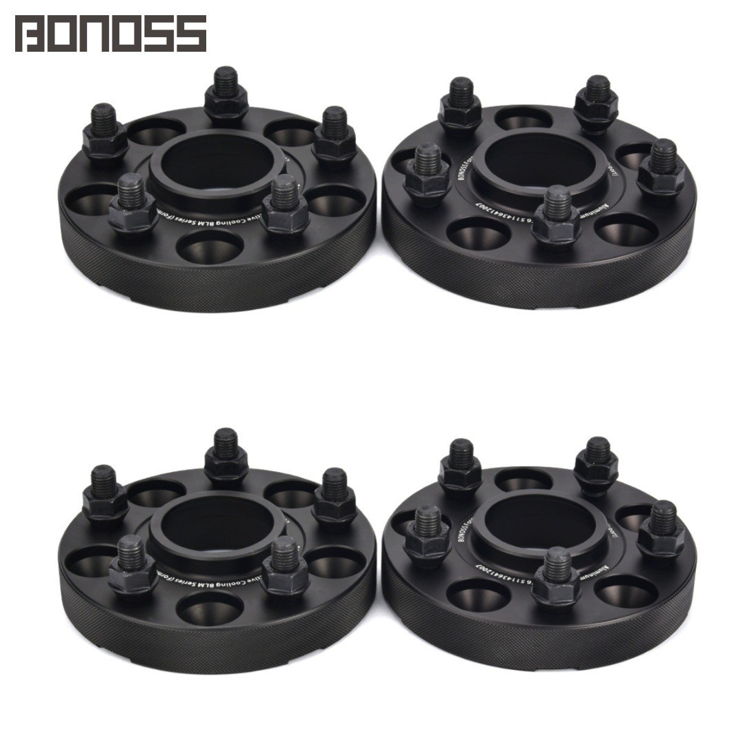 BONOSS 4 Pc 25mm 5x4.5 Forged 6061-T6 Alloy Wheel Spacers For Honda Accord 2003+ BONOSS 4 Pc 25mm 5x4.5 Forged 6061-T6 Alloy Wheel Spacers For Honda Accord 2003+
