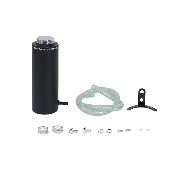 Mishimoto MMRT-CAWBK Aluminum Coolant Reservoir Tank Wrinkle Black