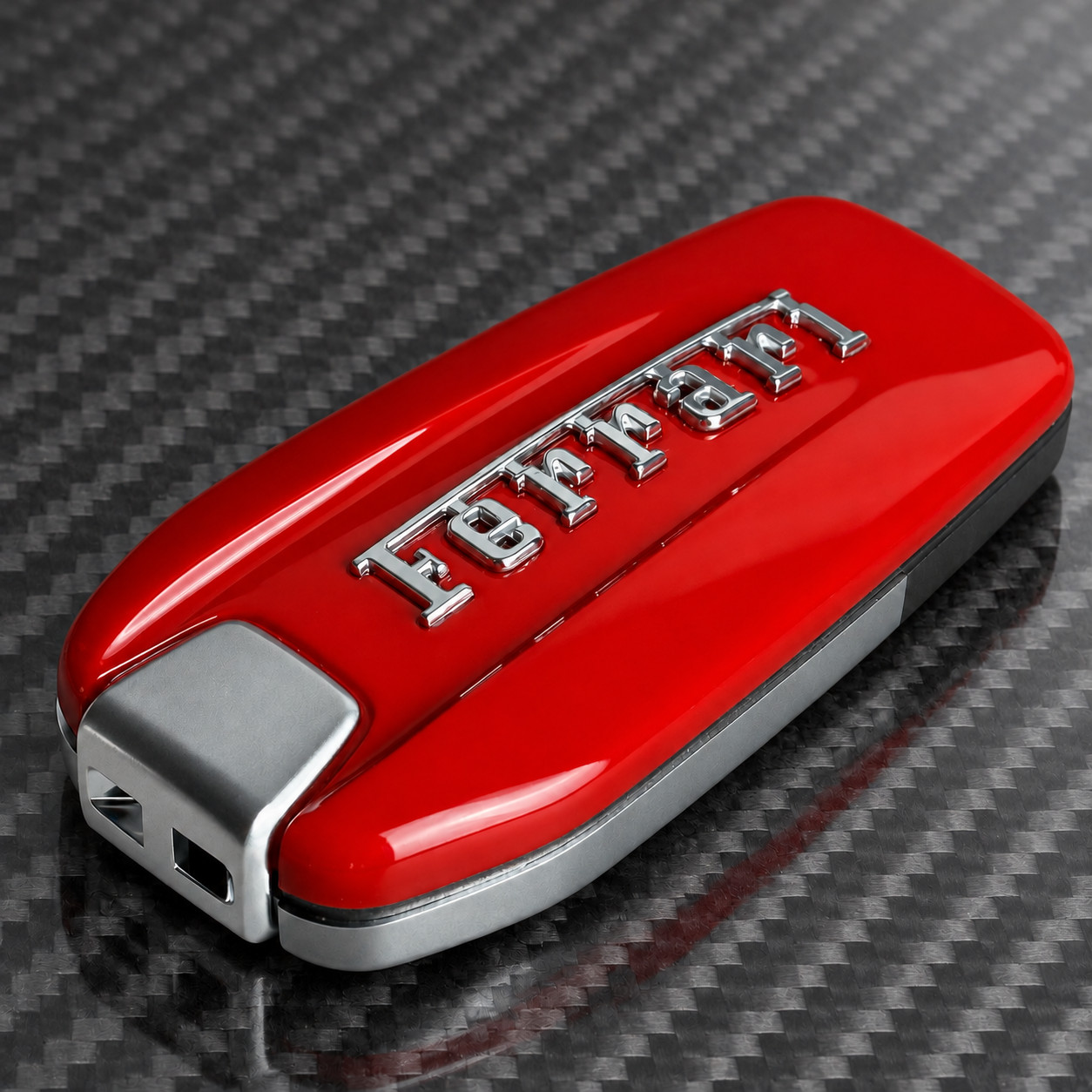 Ferrari Red Key Fob Shell, Luxury Car Key Housing, Automotive Collector Gift Ferrari Red Key Fob Shell, Luxury Car Key Housing, Automotive Collector Gift