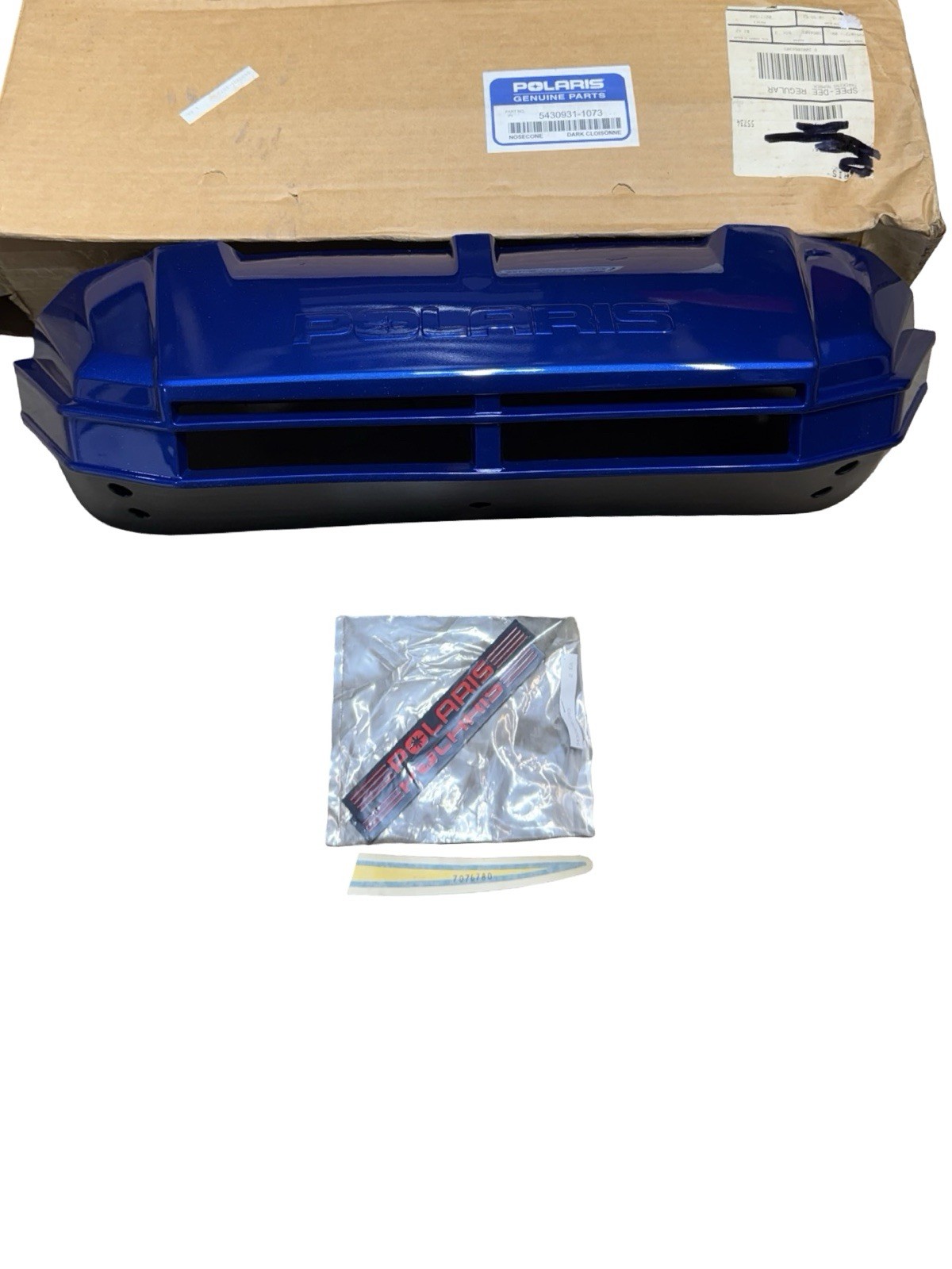 Polaris Snowmobile OEM Nose Come Dark Cloisonné 5430931-1073
